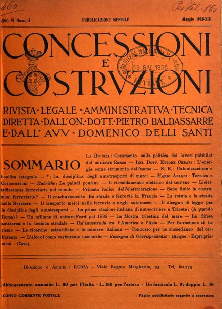 Concessioni e costruzioni rivista legale, amministrativa, tecnica