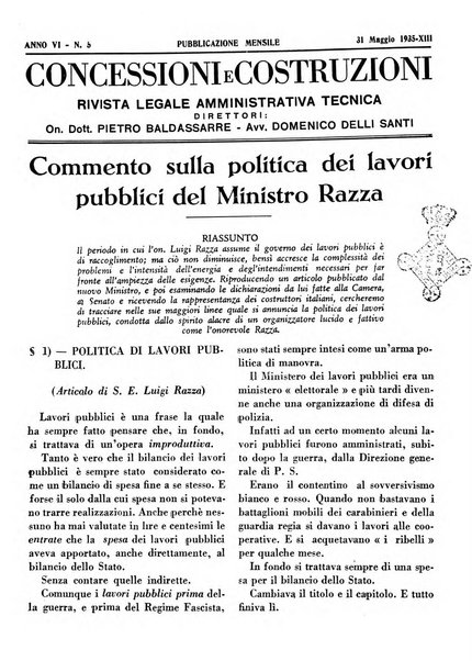 Concessioni e costruzioni rivista legale, amministrativa, tecnica