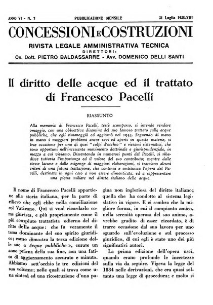 Concessioni e costruzioni rivista legale, amministrativa, tecnica