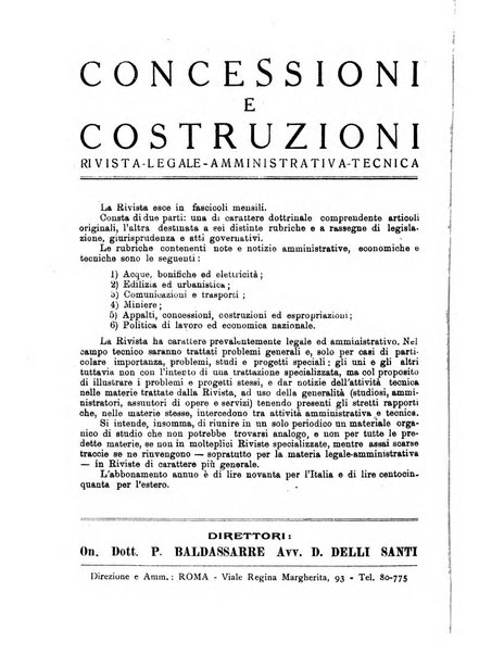 Concessioni e costruzioni rivista legale, amministrativa, tecnica