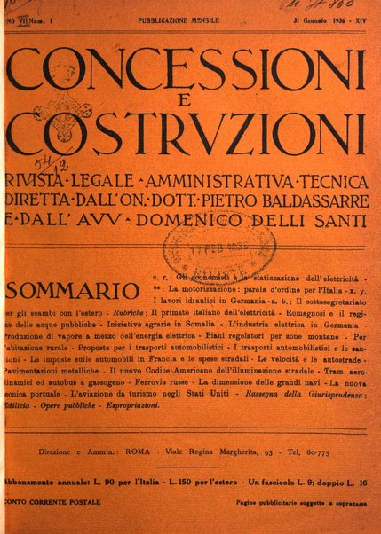 Concessioni e costruzioni rivista legale, amministrativa, tecnica