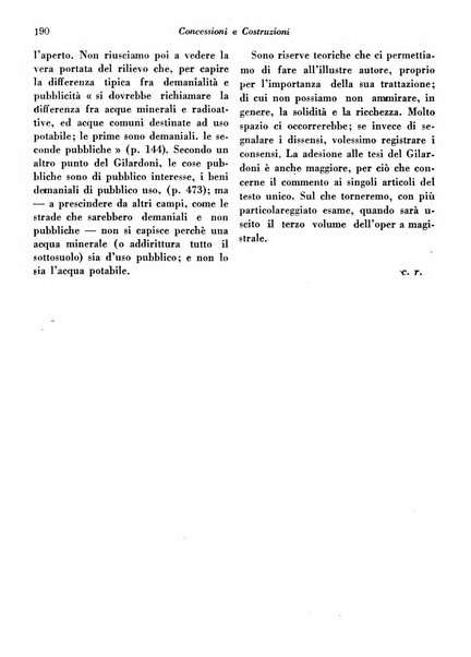 Concessioni e costruzioni rivista legale, amministrativa, tecnica