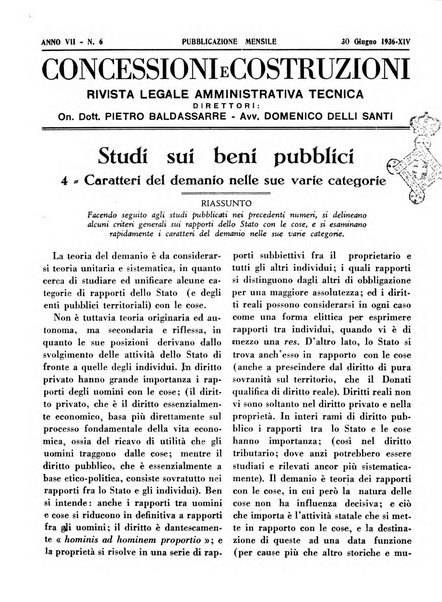 Concessioni e costruzioni rivista legale, amministrativa, tecnica