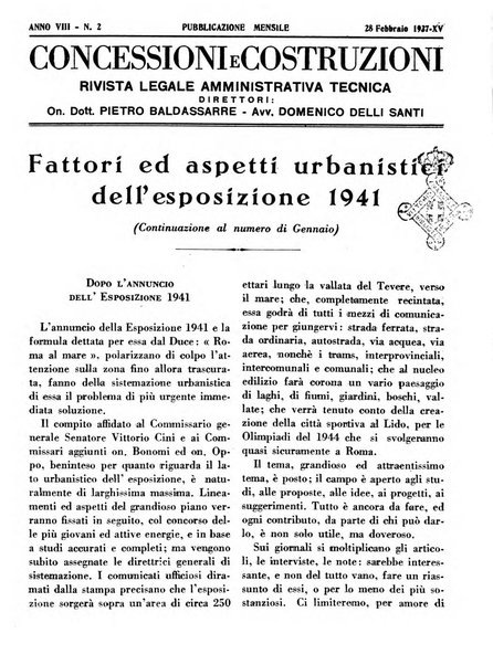 Concessioni e costruzioni rivista legale, amministrativa, tecnica