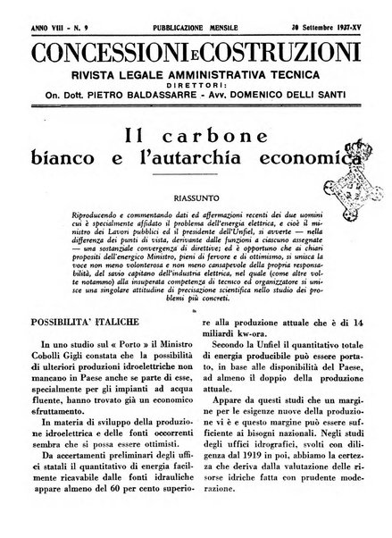 Concessioni e costruzioni rivista legale, amministrativa, tecnica