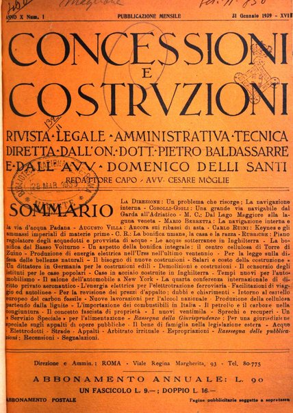 Concessioni e costruzioni rivista legale, amministrativa, tecnica