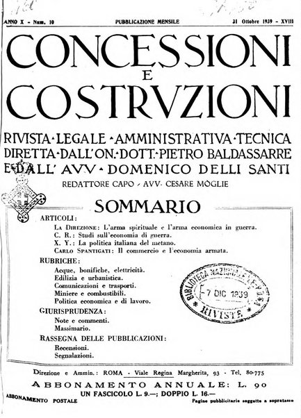 Concessioni e costruzioni rivista legale, amministrativa, tecnica