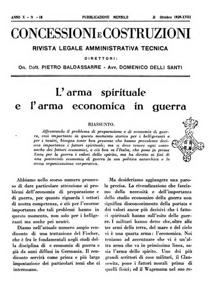 Concessioni e costruzioni rivista legale, amministrativa, tecnica