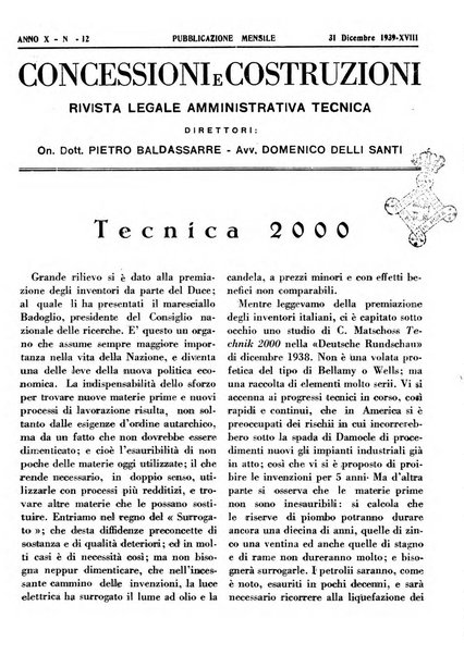 Concessioni e costruzioni rivista legale, amministrativa, tecnica