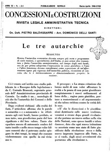 Concessioni e costruzioni rivista legale, amministrativa, tecnica