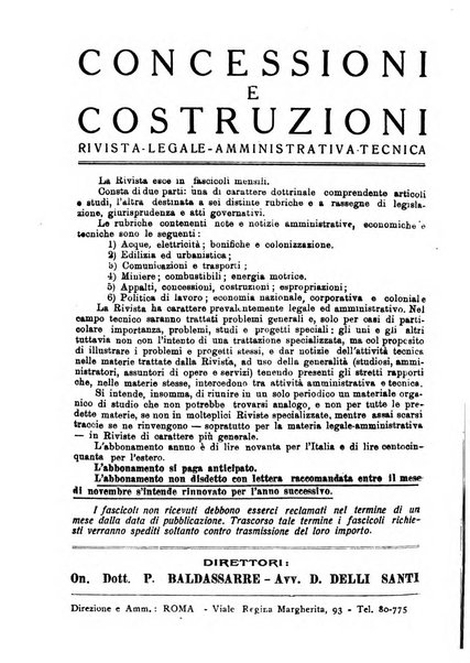 Concessioni e costruzioni rivista legale, amministrativa, tecnica