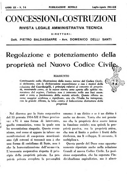 Concessioni e costruzioni rivista legale, amministrativa, tecnica