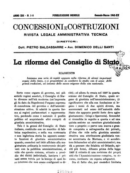 Concessioni e costruzioni rivista legale, amministrativa, tecnica