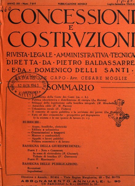 Concessioni e costruzioni rivista legale, amministrativa, tecnica