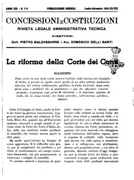 Concessioni e costruzioni rivista legale, amministrativa, tecnica