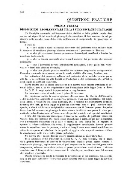 Rassegna comunale di polizia ed igiene studi, legislazione, giurisprudenza, cronache amministrative