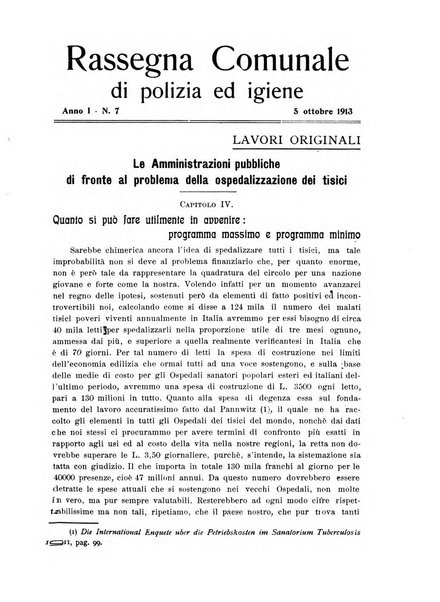 Rassegna comunale di polizia ed igiene studi, legislazione, giurisprudenza, cronache amministrative