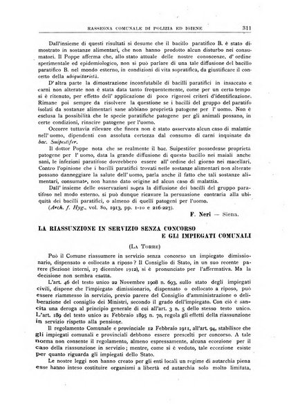 Rassegna comunale di polizia ed igiene studi, legislazione, giurisprudenza, cronache amministrative