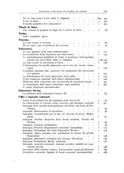 Rassegna comunale di polizia ed igiene studi, legislazione, giurisprudenza, cronache amministrative