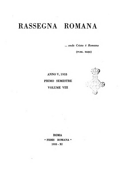 Rassegna romana