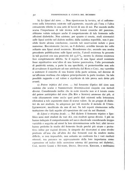 Archivio per lo studio della fisiopatologia e clinica del ricambio rassegna bimestrale