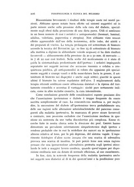 Archivio per lo studio della fisiopatologia e clinica del ricambio rassegna bimestrale