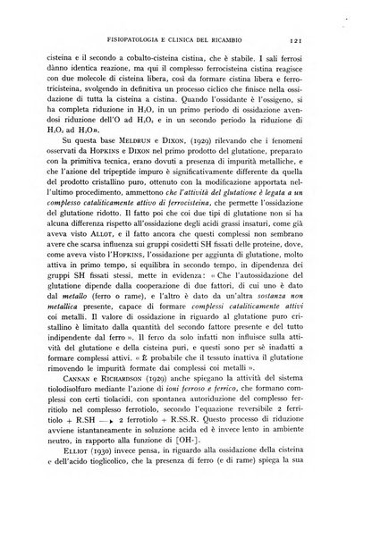 Archivio per lo studio della fisiopatologia e clinica del ricambio rassegna bimestrale