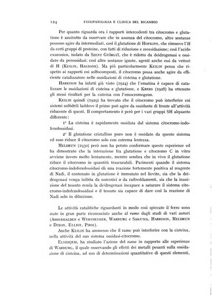 Archivio per lo studio della fisiopatologia e clinica del ricambio rassegna bimestrale