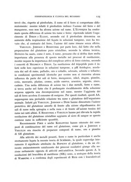 Archivio per lo studio della fisiopatologia e clinica del ricambio rassegna bimestrale