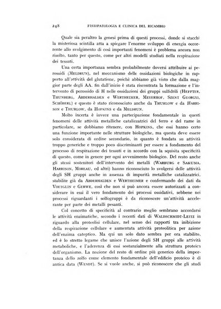 Archivio per lo studio della fisiopatologia e clinica del ricambio rassegna bimestrale