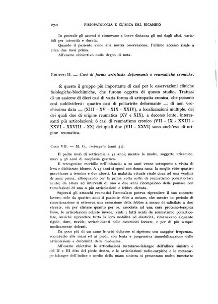 Archivio per lo studio della fisiopatologia e clinica del ricambio rassegna bimestrale