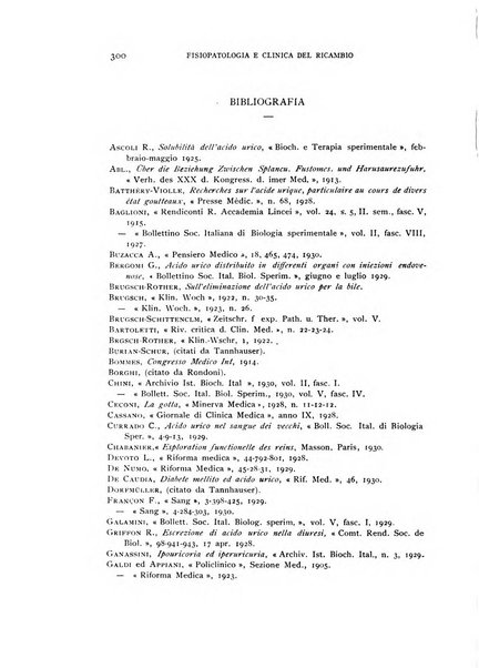 Archivio per lo studio della fisiopatologia e clinica del ricambio rassegna bimestrale