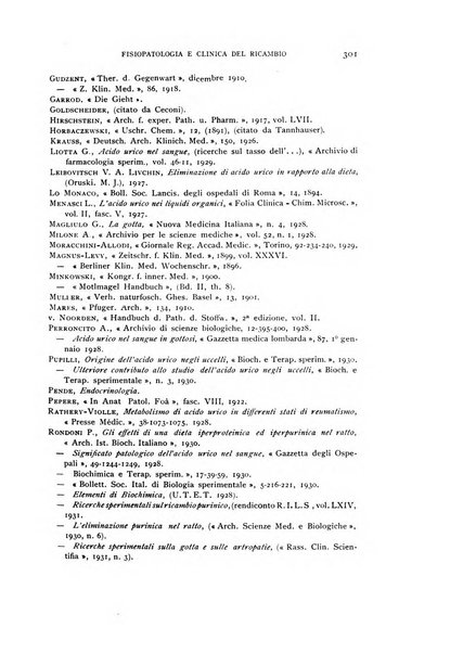 Archivio per lo studio della fisiopatologia e clinica del ricambio rassegna bimestrale