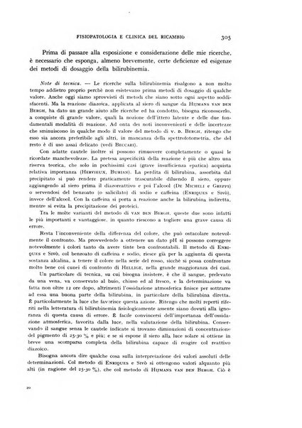 Archivio per lo studio della fisiopatologia e clinica del ricambio rassegna bimestrale