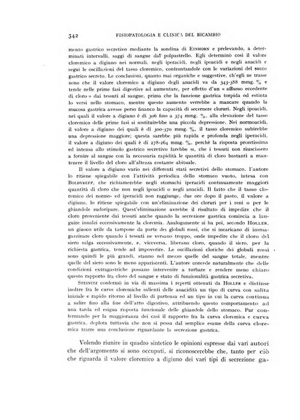 Archivio per lo studio della fisiopatologia e clinica del ricambio rassegna bimestrale