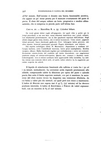 Archivio per lo studio della fisiopatologia e clinica del ricambio rassegna bimestrale