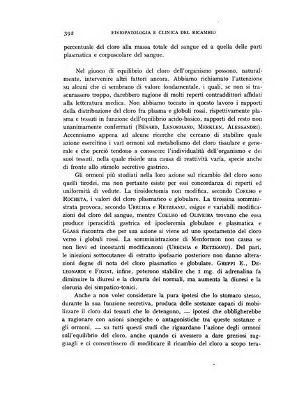 Archivio per lo studio della fisiopatologia e clinica del ricambio rassegna bimestrale