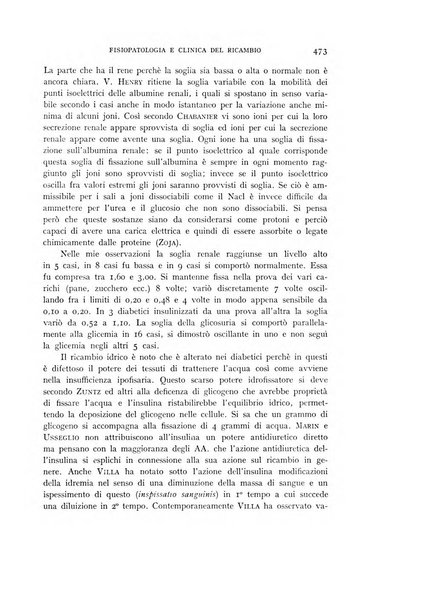 Archivio per lo studio della fisiopatologia e clinica del ricambio rassegna bimestrale