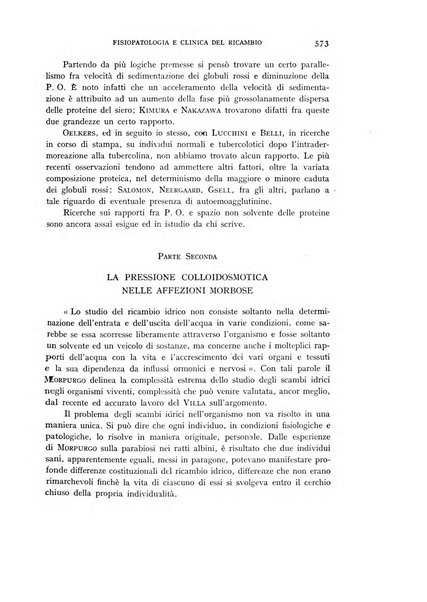 Archivio per lo studio della fisiopatologia e clinica del ricambio rassegna bimestrale