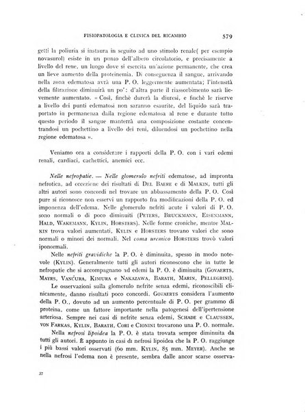 Archivio per lo studio della fisiopatologia e clinica del ricambio rassegna bimestrale