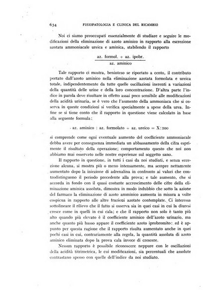 Archivio per lo studio della fisiopatologia e clinica del ricambio rassegna bimestrale