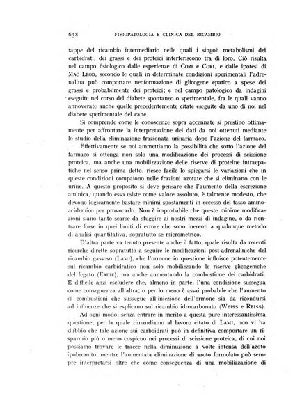 Archivio per lo studio della fisiopatologia e clinica del ricambio rassegna bimestrale