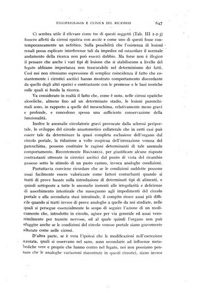 Archivio per lo studio della fisiopatologia e clinica del ricambio rassegna bimestrale