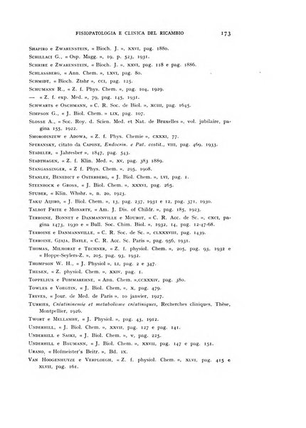 Archivio per lo studio della fisiopatologia e clinica del ricambio rassegna bimestrale