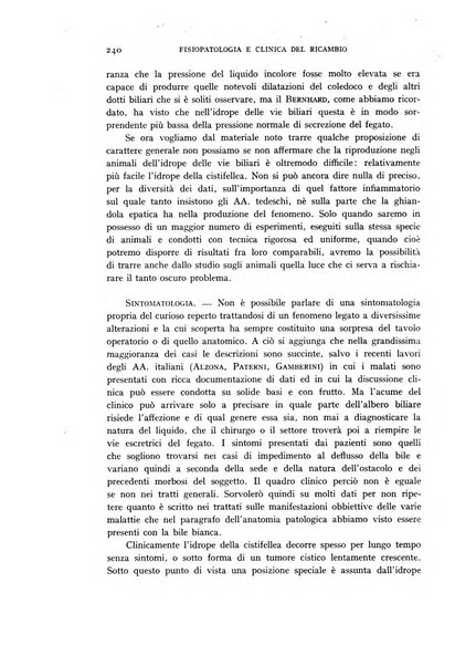 Archivio per lo studio della fisiopatologia e clinica del ricambio rassegna bimestrale