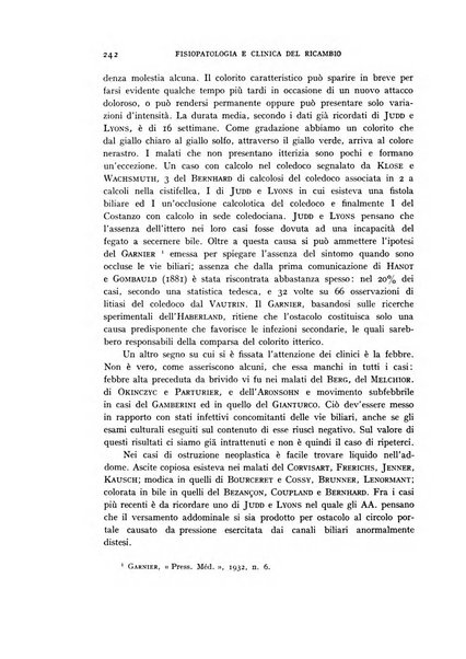 Archivio per lo studio della fisiopatologia e clinica del ricambio rassegna bimestrale