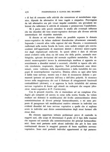 Archivio per lo studio della fisiopatologia e clinica del ricambio rassegna bimestrale