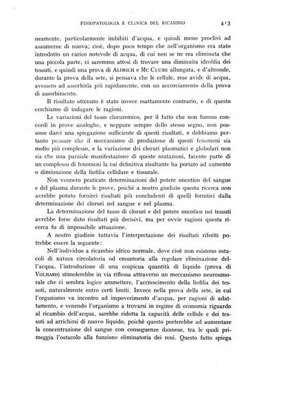 Archivio per lo studio della fisiopatologia e clinica del ricambio rassegna bimestrale