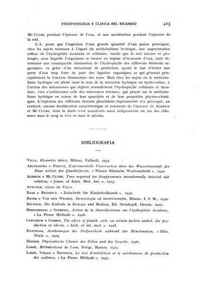 Archivio per lo studio della fisiopatologia e clinica del ricambio rassegna bimestrale