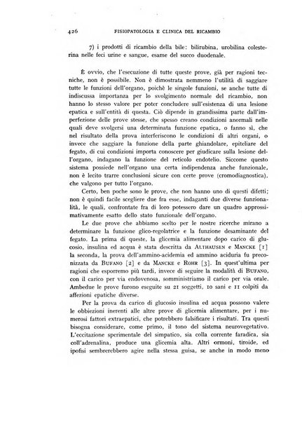 Archivio per lo studio della fisiopatologia e clinica del ricambio rassegna bimestrale